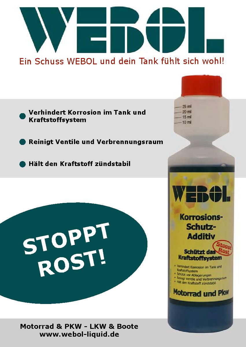 WEBOL Korrosionsschutz-Additiv - 250 ml